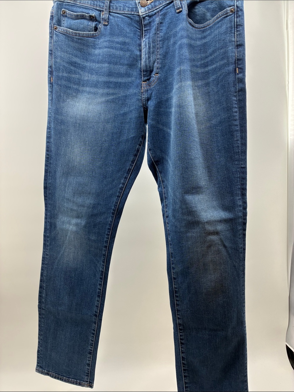 J. Crew Slim Straight Men's Denim Jeans - Medium Blue Wash